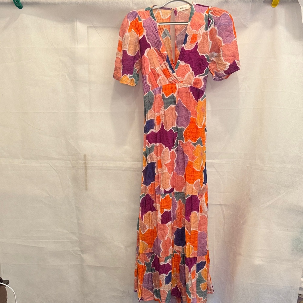 Amelia Vibrant Floral Maxi Dress